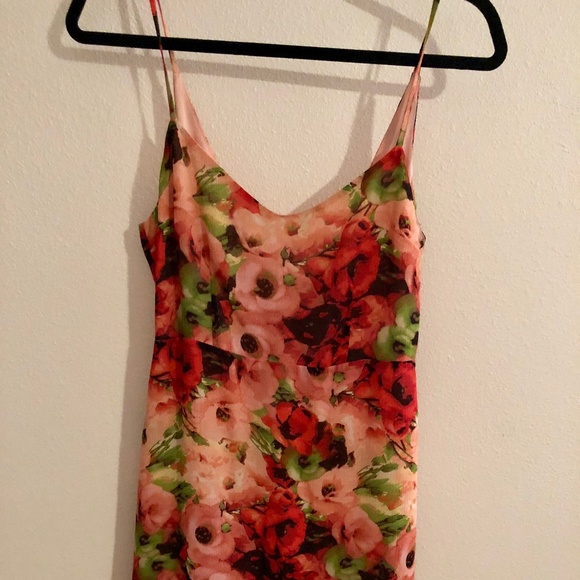 BB Dakota Pink Floral Minidress (Size 2) - Picture 1 of 3